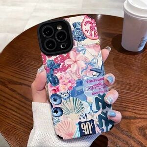 iPhone 16 Pro Max Phone Case Polycarbonate Ocean Art Pattern